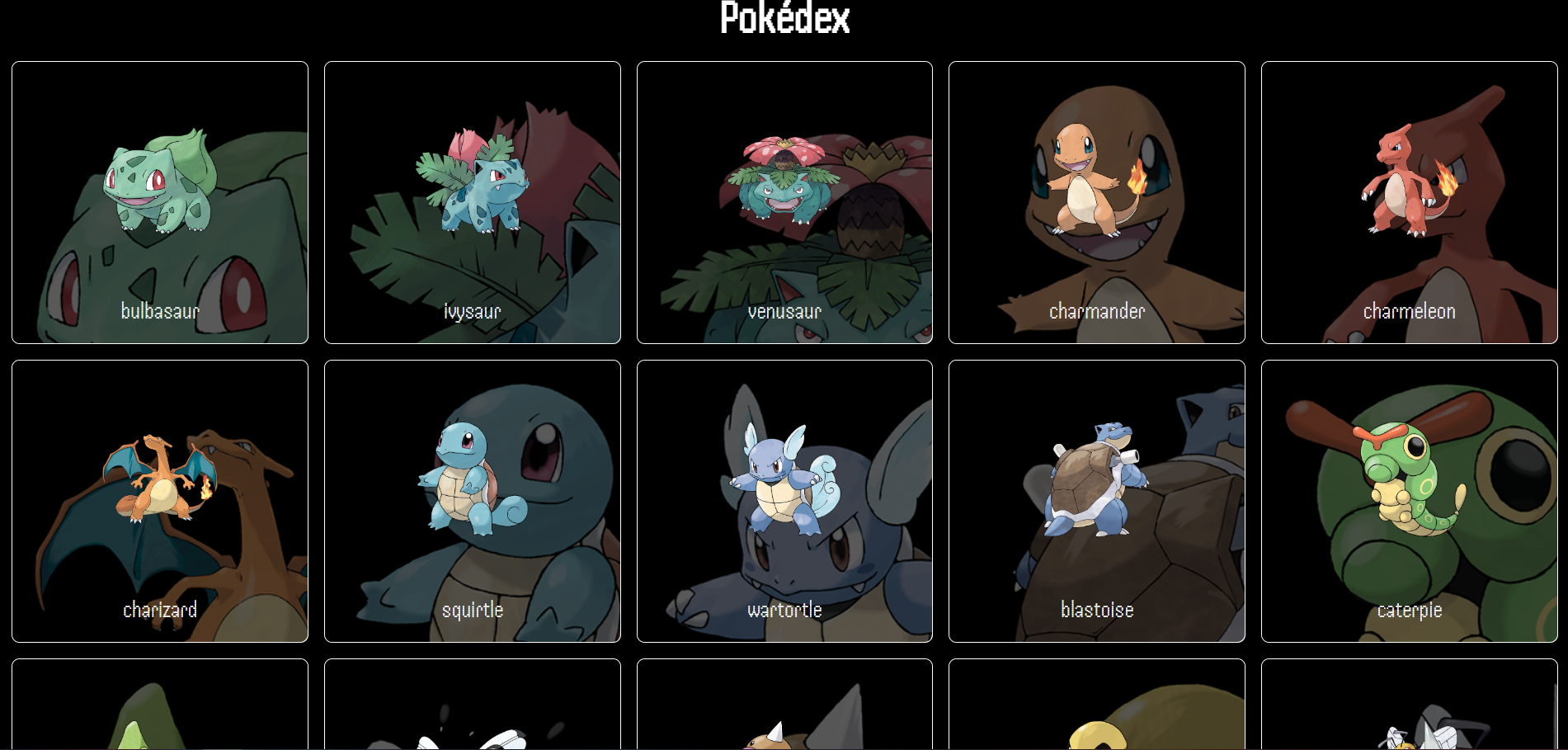 Pokédex con React